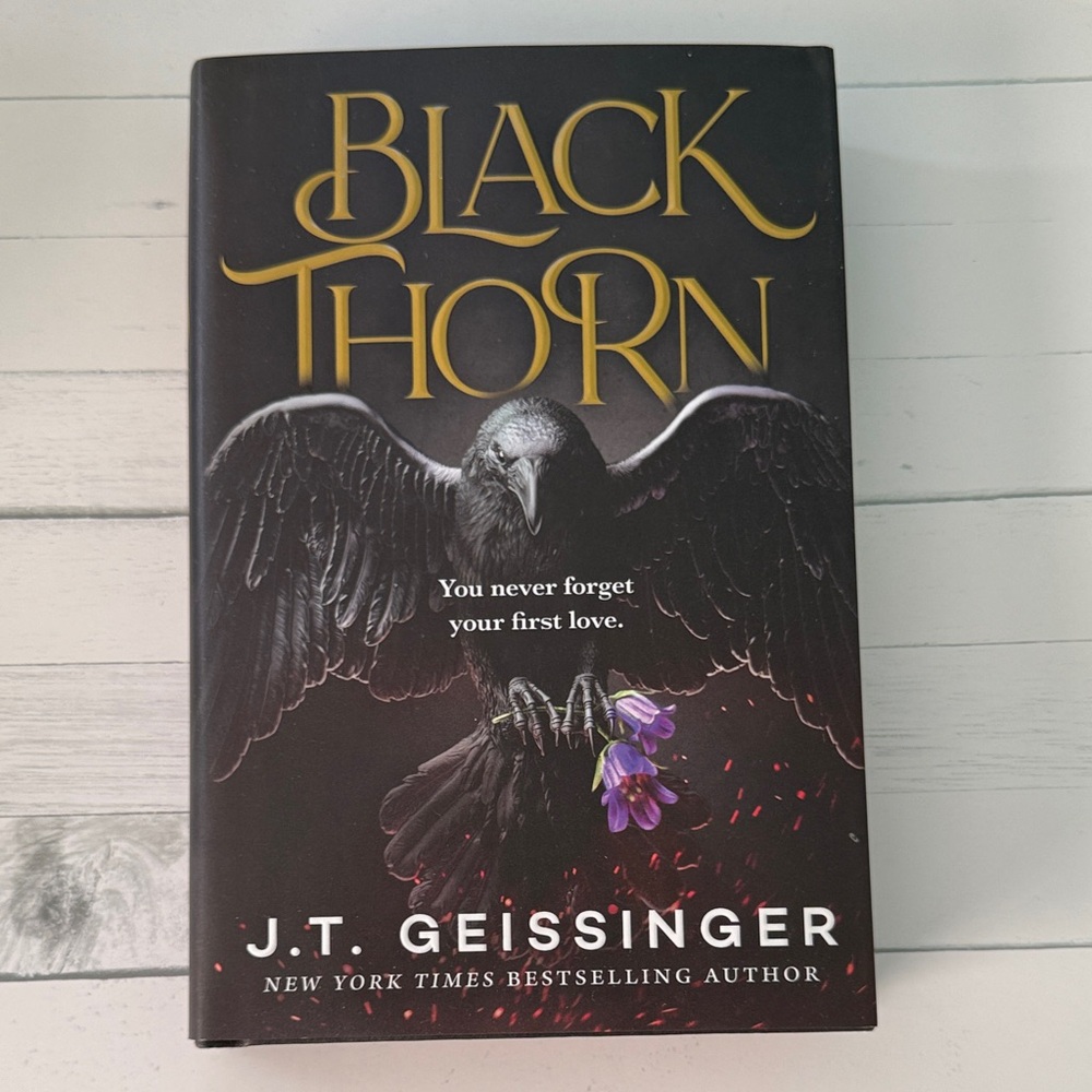 Blackthorn by JT Geissingee- Black Hardcover Book